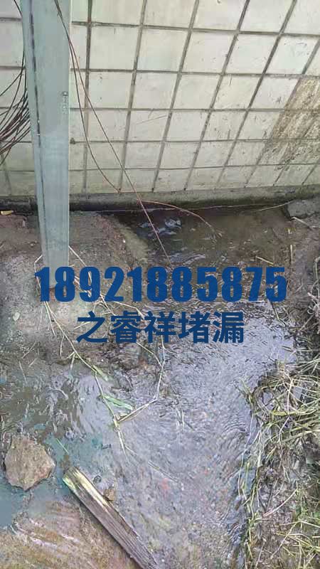 污水池底板缝堵漏